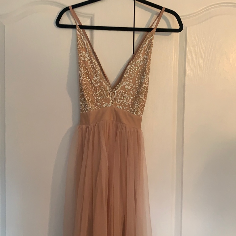 Blush Prom Dress